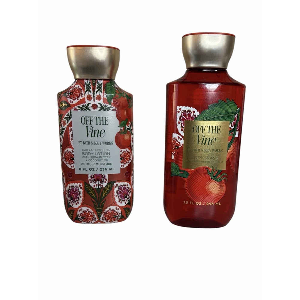 Bath & Body Works Off The Vine Wash & Body Lotion Set Duo‎ New